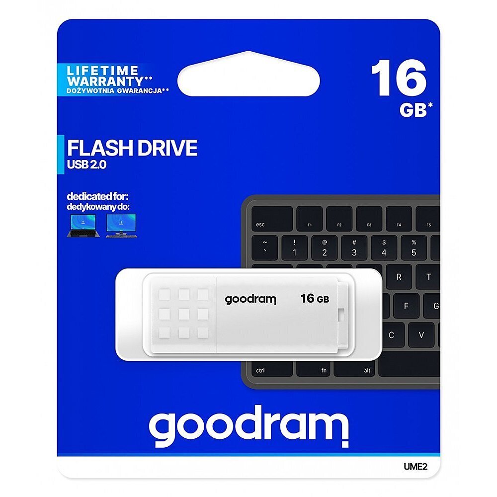 GoodRam UME2-0160W0R11 cena un informācija | USB Atmiņas kartes | 220.lv