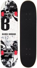 Skrituļdēlis Skateboard Nijdam Street Natives 79 cm, balts/melns/sarkans cena un informācija | Skrituļdēļi | 220.lv