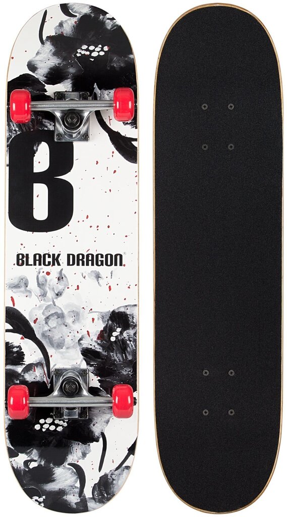 Skrituļdēlis Skateboard Nijdam Street Natives 79 cm, balts/melns/sarkans цена и информация | Skrituļdēļi | 220.lv