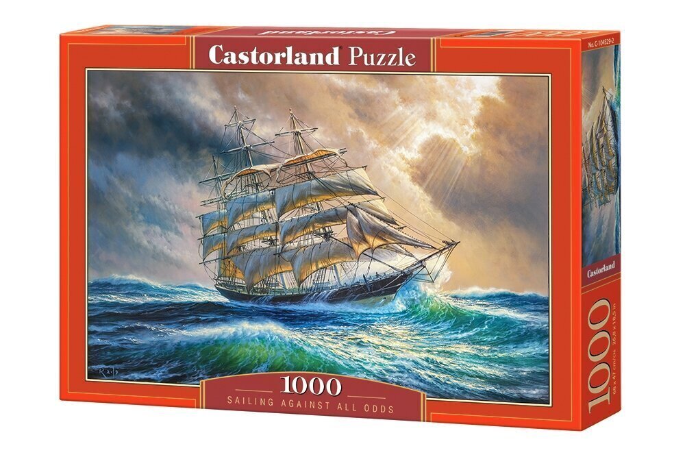 Puzle Puzzle Castorland Sailing Against All Odds, 1000 det. cena un informācija | Puzles, 3D puzles | 220.lv