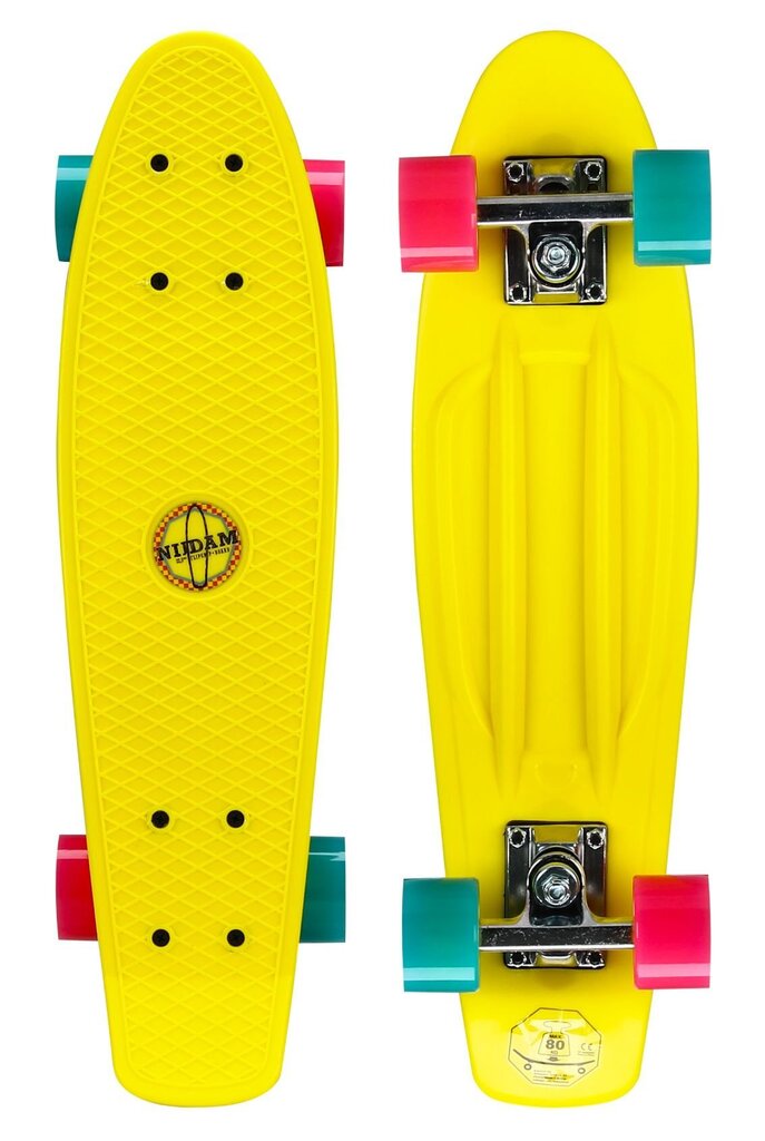 Skrituļdēlis Pennyboard Nijdam 52NF 57cm, dzeltens cena un informācija | Skrituļdēļi | 220.lv