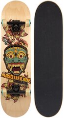 Скейтборд Nijdam Masquerade Brigade 79см, синий/коричневый цена и информация | Скейтборды | 220.lv