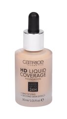 Тональная основа Catrice HD Liquid Coverage Foundation 24H 30 мл, 020 Rose Beige цена и информация | Пудры, базы под макияж | 220.lv