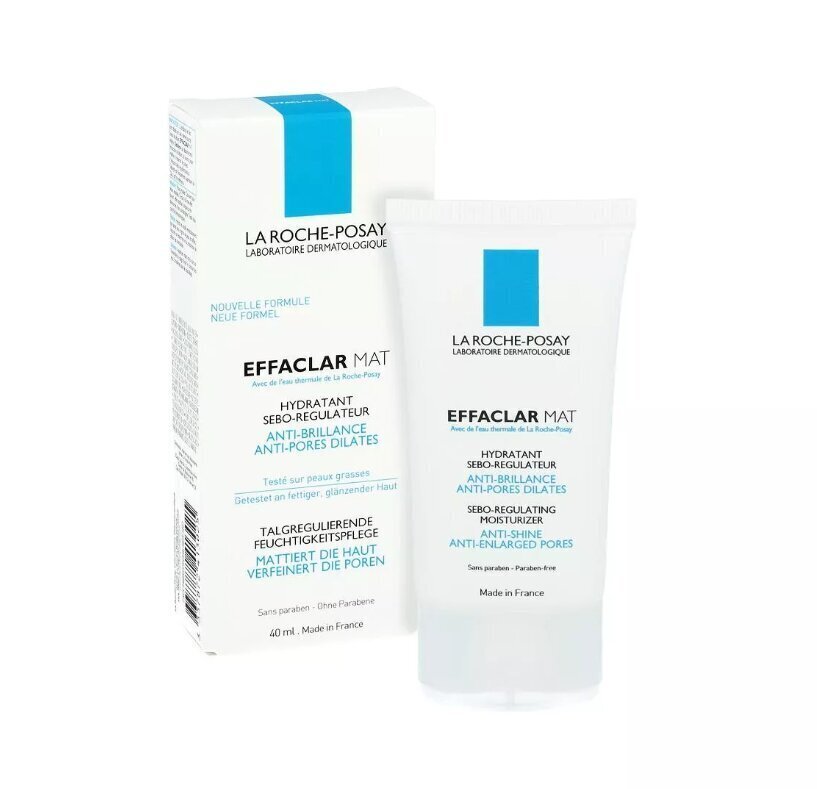 Увлажняющий крем для лица для жирной кожи La Roche-Posay Effaclar MAT  Sebo-Regulating Moisturizer 40 мл цена | 220.lv