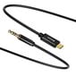 Baseus Yiven audio M01 USB type-C / mini-jack (3,5 mm) 1,2 m vads, Melns цена и информация | Savienotājkabeļi | 220.lv