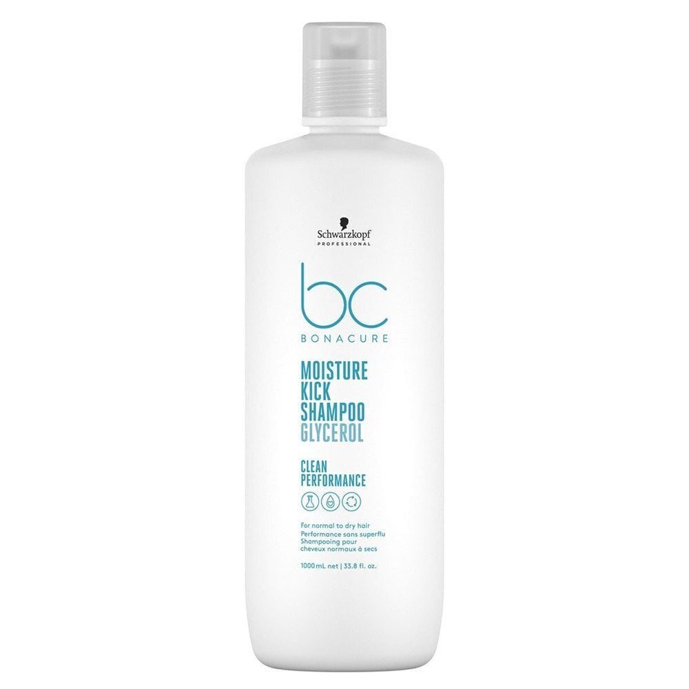 Mitrinošs šampūns Schwarzkopf Bonacure Hyaluronic Moisture Kick Micellar, 1000 ml цена и информация | Šampūni | 220.lv