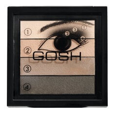 Acu ēnu palete Gosh Smokey Eyes Palette 8 g, 02 Brown цена и информация | Тушь, средства для роста ресниц, тени для век, карандаши для глаз | 220.lv