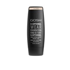 GOSH X-Ceptional Wear Make-up tonālais krēms 35 ml, 14 Sand цена и информация | Пудры, базы под макияж | 220.lv