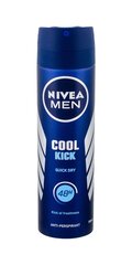 Izsmidzināms dezodorants vīriešiem Nivea Men Cool Kick 150 ml cena un informācija | Dezodoranti | 220.lv