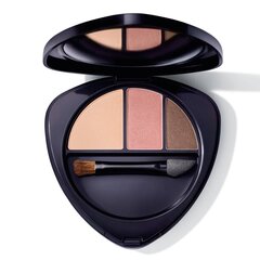 Acu ēnas Dr. Hauschka Eyeshadow Trio 04 Sunstone cena un informācija | Acu ēnas, skropstu tušas, zīmuļi, serumi | 220.lv