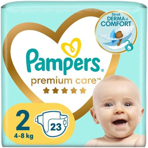 Autiņbiksītes PAMPERS Premium Care, Small Pack 2 izmērs, 4-8 kg, 23 gab. cena un informācija | Autiņbiksītes | 220.lv