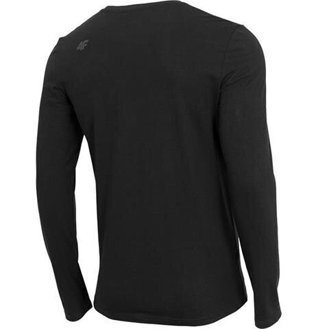 Sporta krekls ar garām piedurknēm vīriešiem 4F H4Z19-TSML001, Deep Black цена и информация | Sporta apģērbs vīriešiem | 220.lv