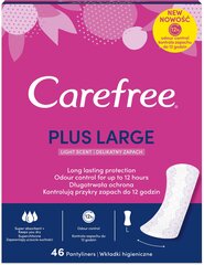 CAREFREE Large прокладки, 46 шт. цена и информация | Тампоны, гигиенические прокладки для критических дней, ежедневные прокладки | 220.lv