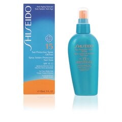 Izsmidzināms aizsargājošs losjons Shiseido SPF15 150 ml цена и информация | Кремы от загара | 220.lv