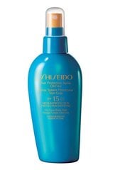 Izsmidzināms aizsargājošs losjons Shiseido SPF15 150 ml cena un informācija | Sauļošanās krēmi | 220.lv