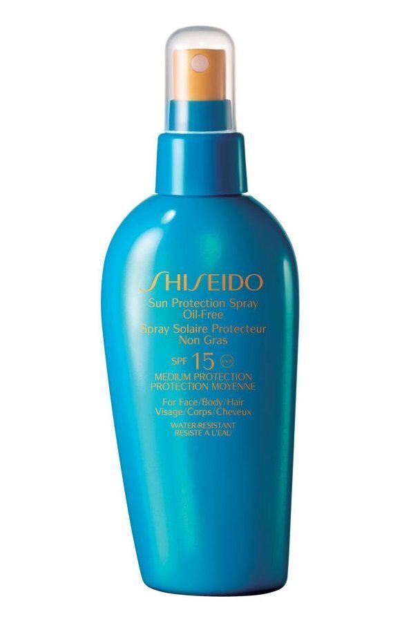 Izsmidzināms aizsargājošs losjons Shiseido SPF15 150 ml cena un informācija | Sauļošanās krēmi | 220.lv