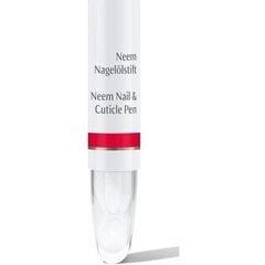 Nagu kopšanas zīmulis Dr. Hauschka Neem Nail & Cuticle Pen 3 ml цена и информация | Лаки для ногтей, укрепители | 220.lv