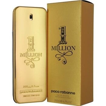 Мужская парфюмерия 1 Million Edt Paco Rabanne EDT: Емкость - 200 ml цена и информация | Мужские духи | 220.lv