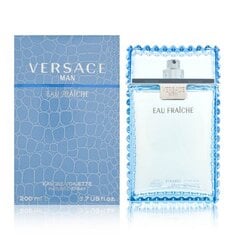 Versace Man Eau Fraiche EDT vīriešiem 200 ml cena un informācija | Vīriešu smaržas | 220.lv