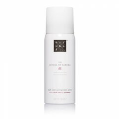 Izsmidzināms dezodorants antiperspirants Rituals The Ritual Of Sakura 24h 50 ml cena un informācija | Dezodoranti | 220.lv