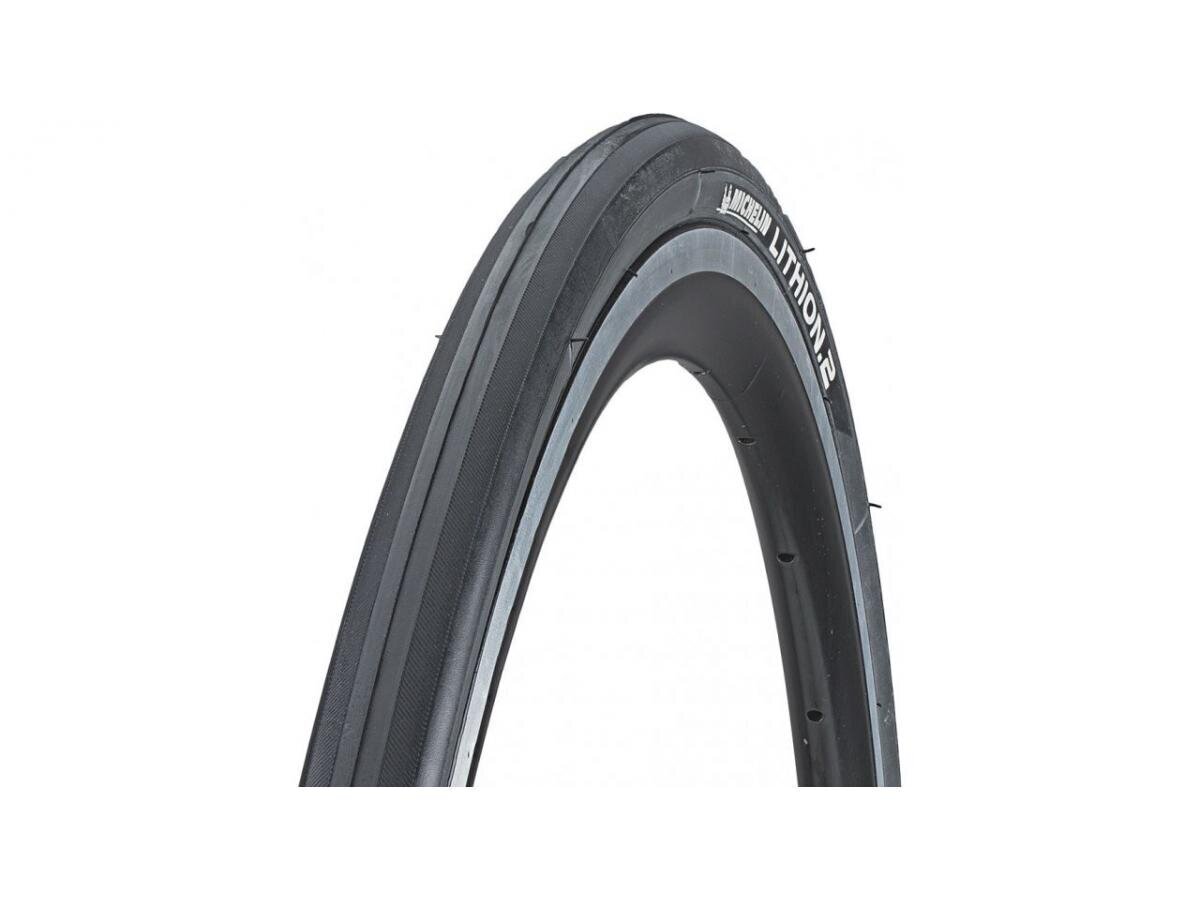 Velosipēdu riepa MICHELIN LITHION 2 V2 BLACK/GREY 700x25 (25-622) cena un informācija | Velo riepas, kameras | 220.lv