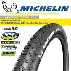 Velosipēdu riepa MICHELIN JET XCR TL READY 29X2.10 (54-622) 560gr cena un informācija | Michelin Sports, tūrisms un atpūta | 220.lv