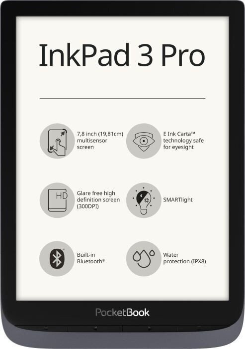 Pocketbook InkPad 3 Pro, Pēlēks cena un informācija | E-grāmatu lasītāji | 220.lv