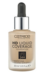 Tonālais līdzeklis "CATRICE HD Liquid Coverage" 002, 036, 036 cena un informācija | Grima bāzes, tonālie krēmi, pūderi | 220.lv