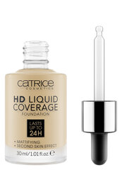 Жидкая основа для макияжа Hd Liquid Coverage Foundation Catrice цена и информация | Пудры, базы под макияж | 220.lv