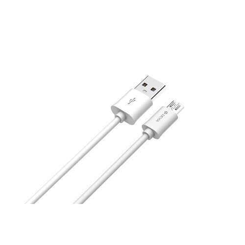 Devia Smart (micro-USB | 2 m) Vads, Balts цена и информация | Savienotājkabeļi | 220.lv