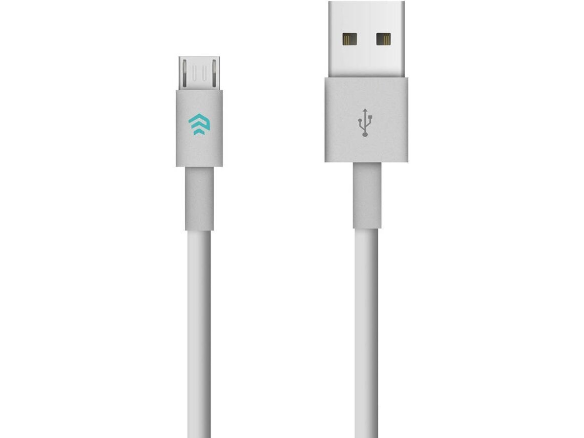 Devia Smart (micro-USB | 2 m) Vads, Balts cena un informācija | Savienotājkabeļi | 220.lv