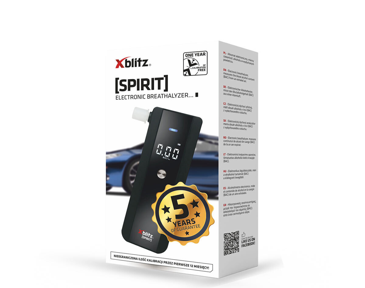 Alkotesteris Xblitz Spirit cena un informācija | Alkometri | 220.lv