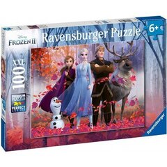 Пазл Ravensburger Ледяная страна 2 (Frozen 2) Лесная магия, 100 частей, 12867 цена и информация | Пазлы | 220.lv