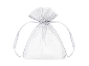 Подарочный мешок, белый, 10 см (1 упаковка / 20 шт.) цена и информация | Упаковочные материалы для подарков | 220.lv