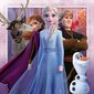 Puzle Ravensburger Ledus valsts 2 (Frozen 2) Ceļojums sākas, 3 x 49 d., 5011 cena un informācija | Puzles, 3D puzles | 220.lv