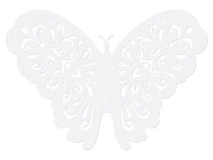 Papīra dekorācija Butterflies 14cm (1 iepak./ 10 gab.) cena un informācija | Svētku dekorācijas | 220.lv