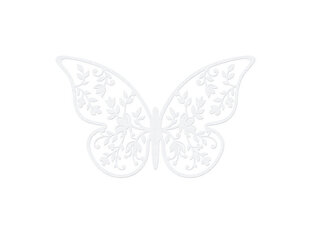 Бумажная декорация Butterflies 8х5 см (1 упак / 10 шт.) цена и информация | Праздничные декорации | 220.lv