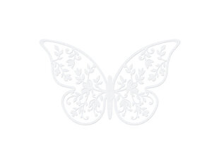 Бумажная декорация Butterflies 8х5см (1 кор/ 50 упак) (1 упак / 10 шт.) цена и информация | Праздничные декорации | 220.lv