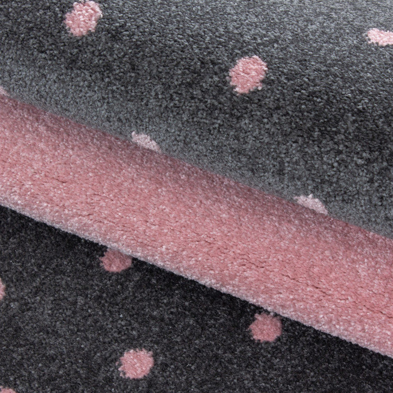 Ayyildiz apaļais bērnu paklājs Bambi Pink 0830, 160x160 cm цена и информация | Paklāji | 220.lv