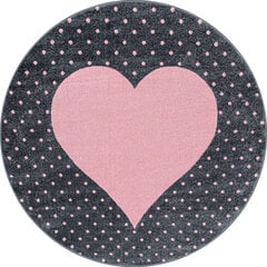 Ayyildiz apaļais bērnu paklājs Bambi Pink 0830, 160x160 cm cena un informācija | Paklāji | 220.lv