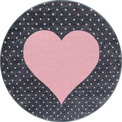 Ayyildiz apaļais bērnu paklājs Bambi Pink 0830, 120x120 cm cena un informācija | Paklāji | 220.lv