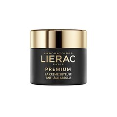 Шелковый крем для лица Lierac Premium Silky Cream Absolute Anti-Aging 50 мл цена и информация | Наносите на чистую кожу лица. Подержите около 10-15 минут и смойте водой. | 220.lv