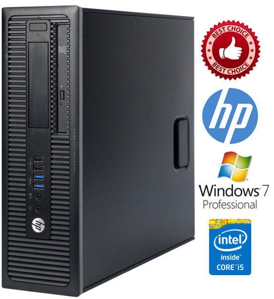 HP ProDesk 400 G1 i5-4570 4GB 1TB Windows 7 Professional (Atjaunots) cena |  220.lv