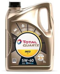 TOTAL Quartz INEO C3 5W-40 моторное масло, 5 л цена и информация | Моторное масло | 220.lv