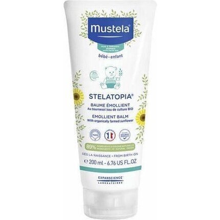 Mitrinošs balzams zīdaiņiem Mustela Stelatopia Emollient 200 ml цена и информация | Bērnu kosmētika, līdzekļi jaunajām māmiņām | 220.lv