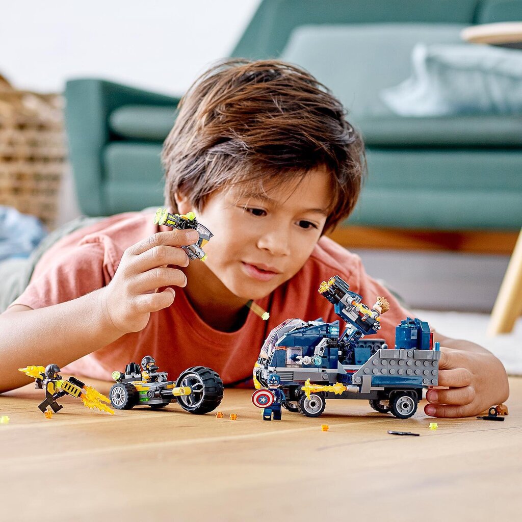 76143 LEGO® Super Heroes Atriebēju kravas automašīna cena un informācija | Konstruktori | 220.lv