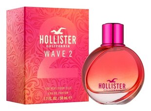 Parfimērijas ūdens Hollister California Wave 2 EDP sievietēm 50 ml cena un informācija | Sieviešu smaržas | 220.lv