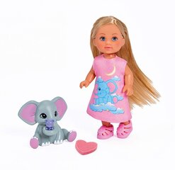 Кукла со слоником Simba Evi Love цена и информация | Игрушки для девочек | 220.lv