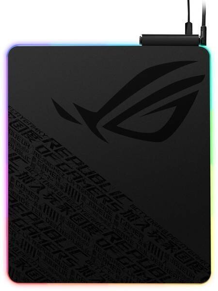 Asus ROG Balteus QI, melns цена и информация | Peles | 220.lv