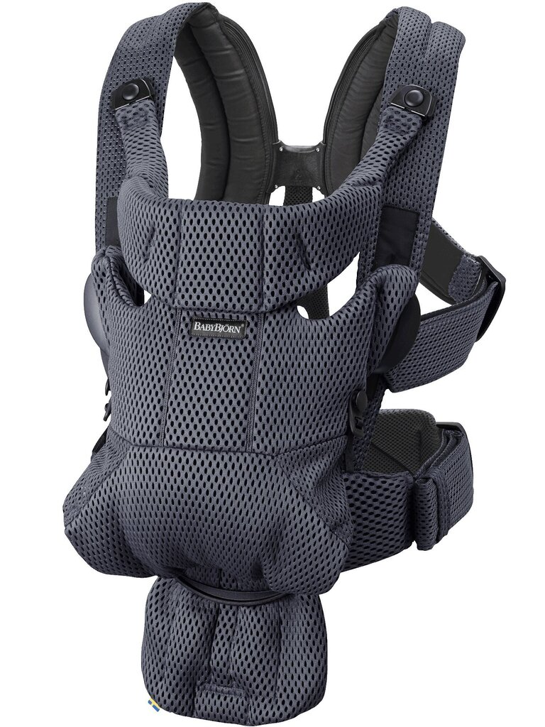 Ķengursoma Babyjorn Move Anthracite, 3D Mesh cena un informācija | Slingi, ķengursomas | 220.lv